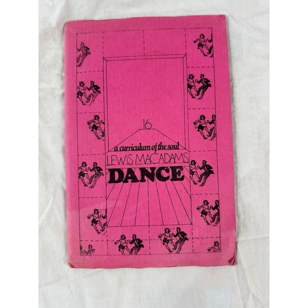 Rare limited edition chapbook A curriculum of the Soul - Dance by Lewis MacAdams